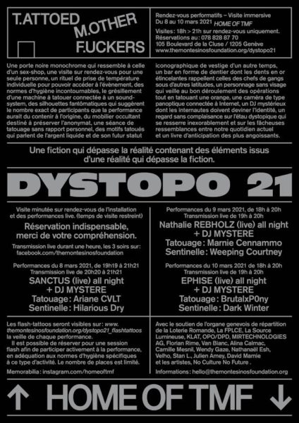 HOME OF TMF (TATTOED MOTHER FUCKERS) – DYSTOPO 21 – 8–10/3/2021
